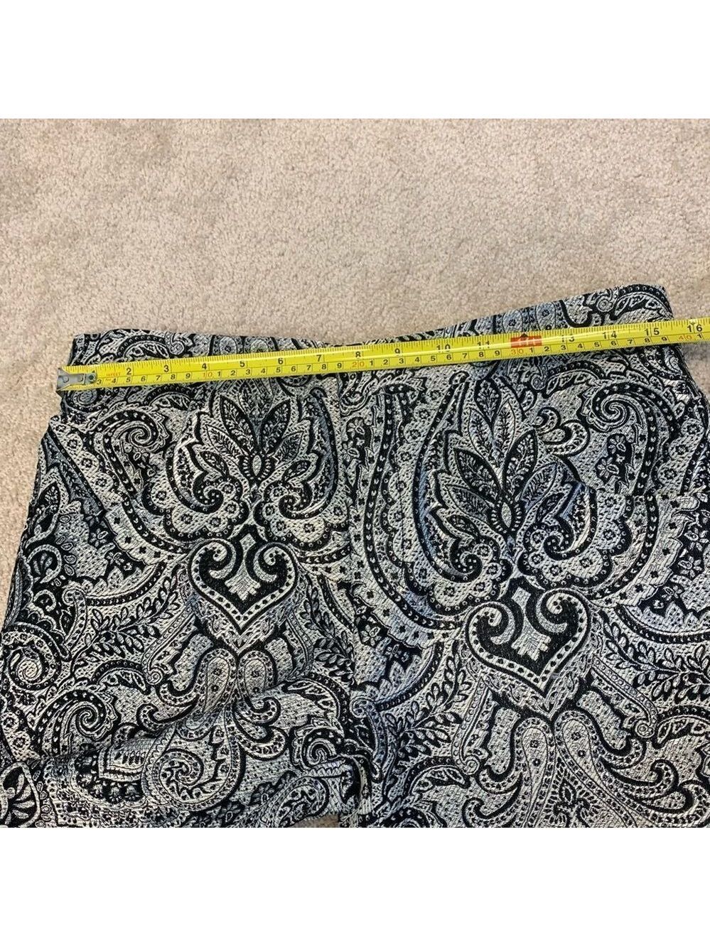 ZARA black silver jacquard pants limited edition Sz M NWT - Picture 11 of 15